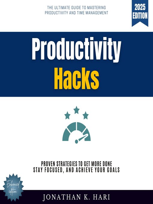 Title details for Productivity Hacks by Jonathan K. Hari - Available